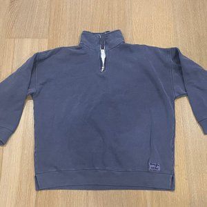 Sloppy Joe UK - DIANA ZIP NECK - Navy Wash - NWT